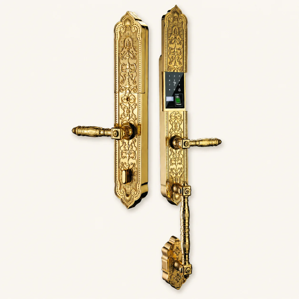 Khóa điện tử đại sảnh Hubert Series Luxury HB DSI8 EU GOLD 24K
