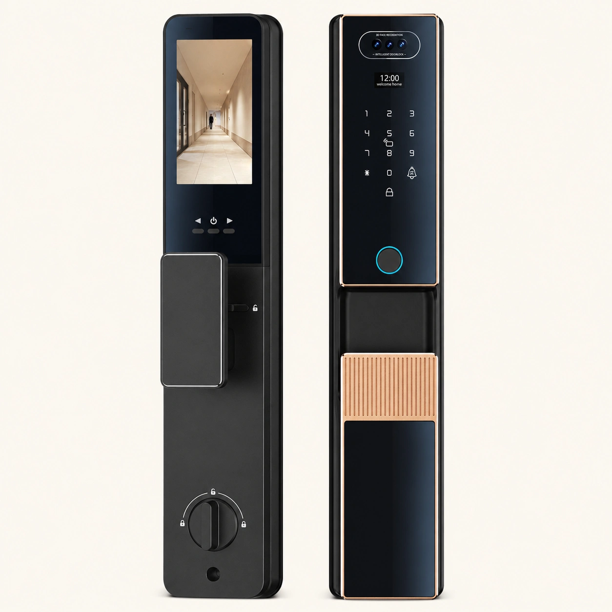 Khóa điện tử Hubert Series EU HB CGI6VF TITAN EU Black