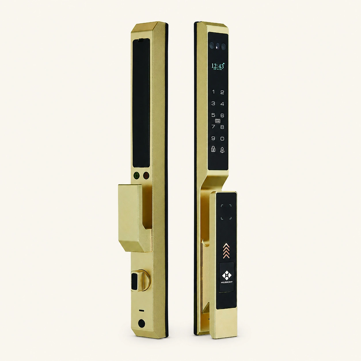 Khóa điện tử Hubert Series HB CNI6F TITAN EU Gold