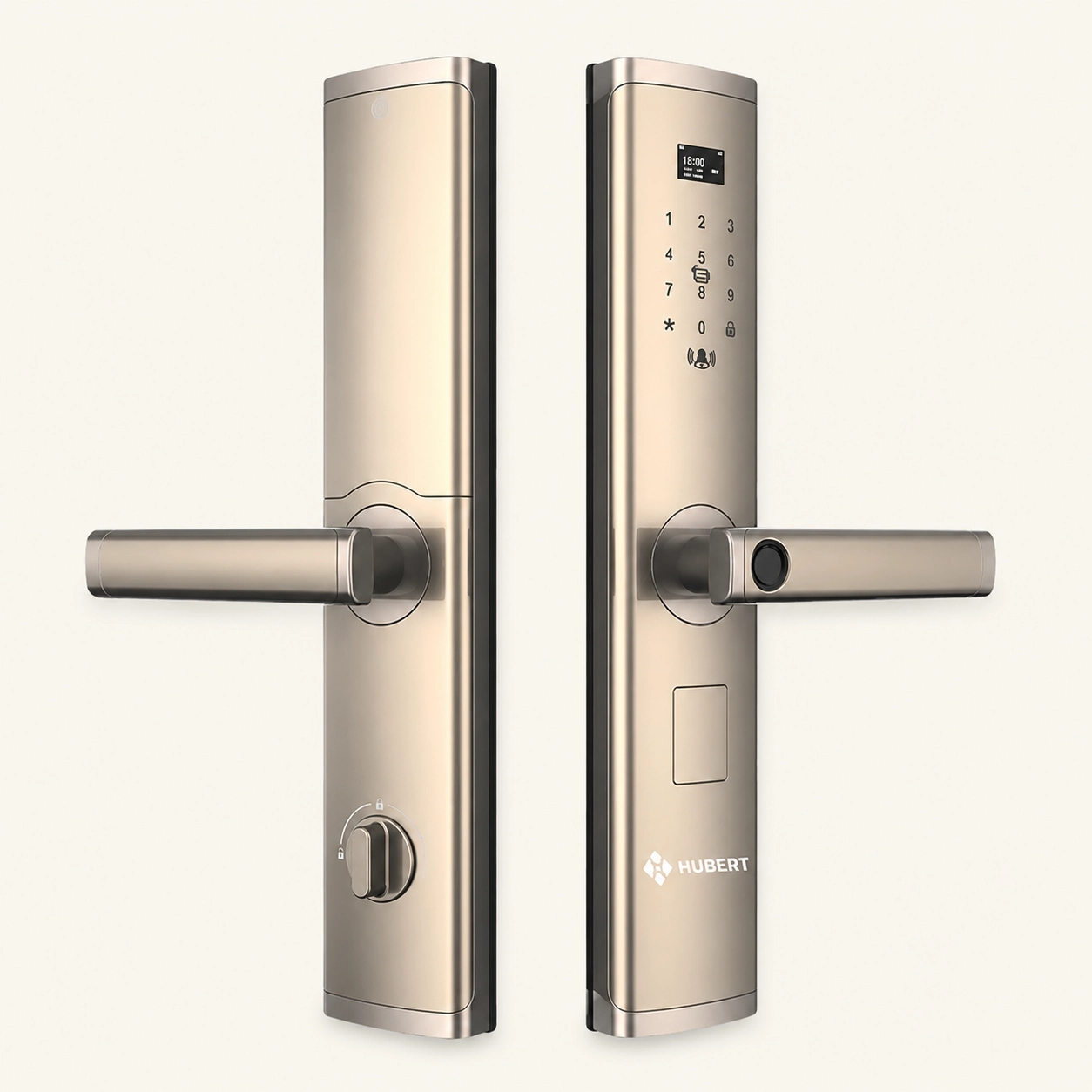 Khóa điện tử Hubert Series Luxury HB CG61 Gold