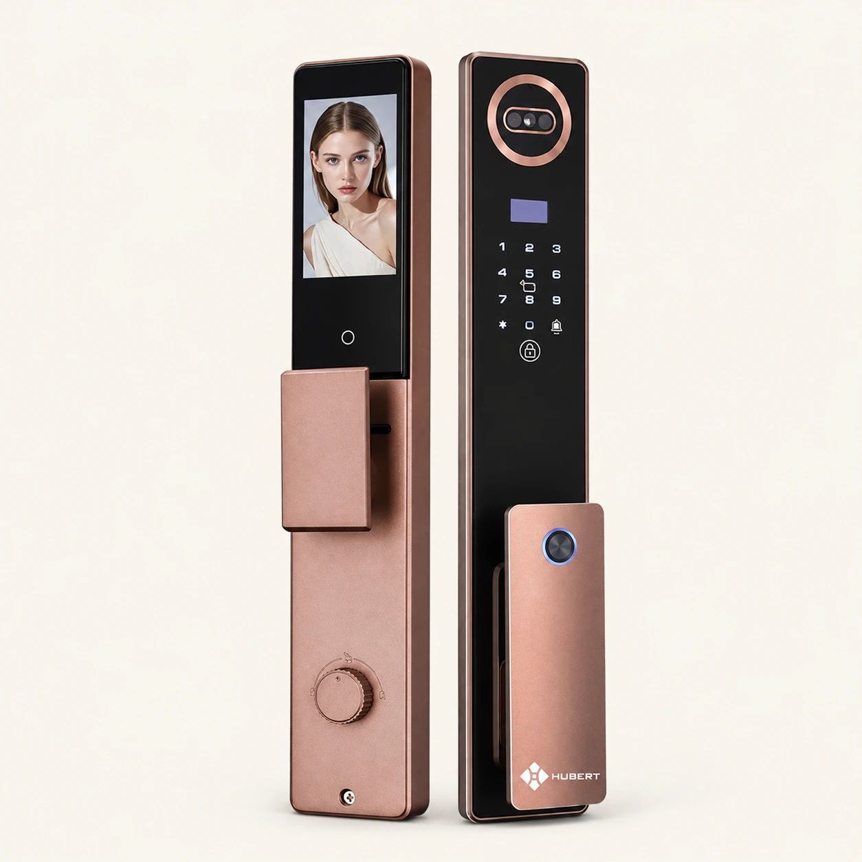 Khóa điện tử Hubert Series Luxury HB CG87VF TITAN Copper