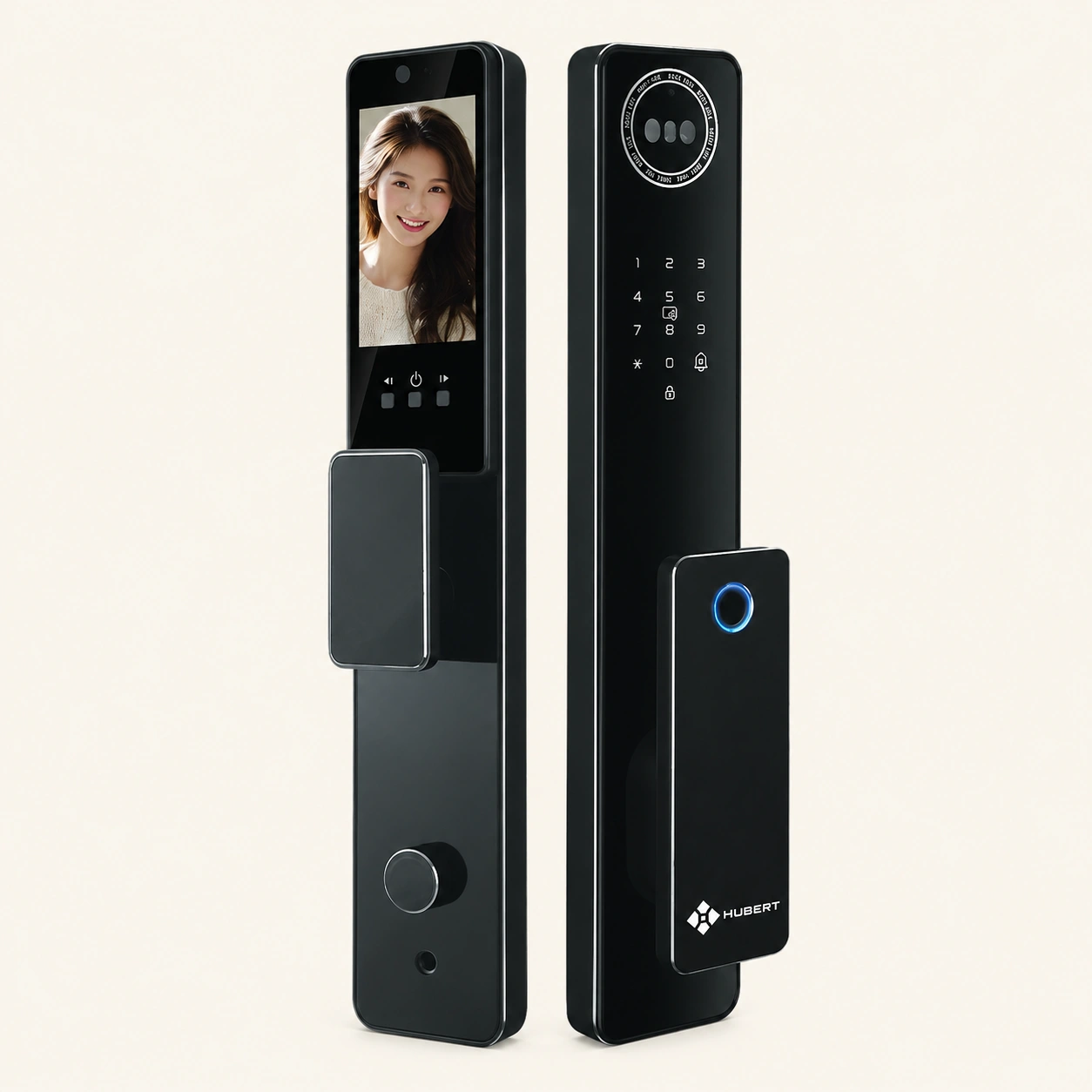 Khóa điện tử Hubert Series Luxury HB CG87VF TITAN Black