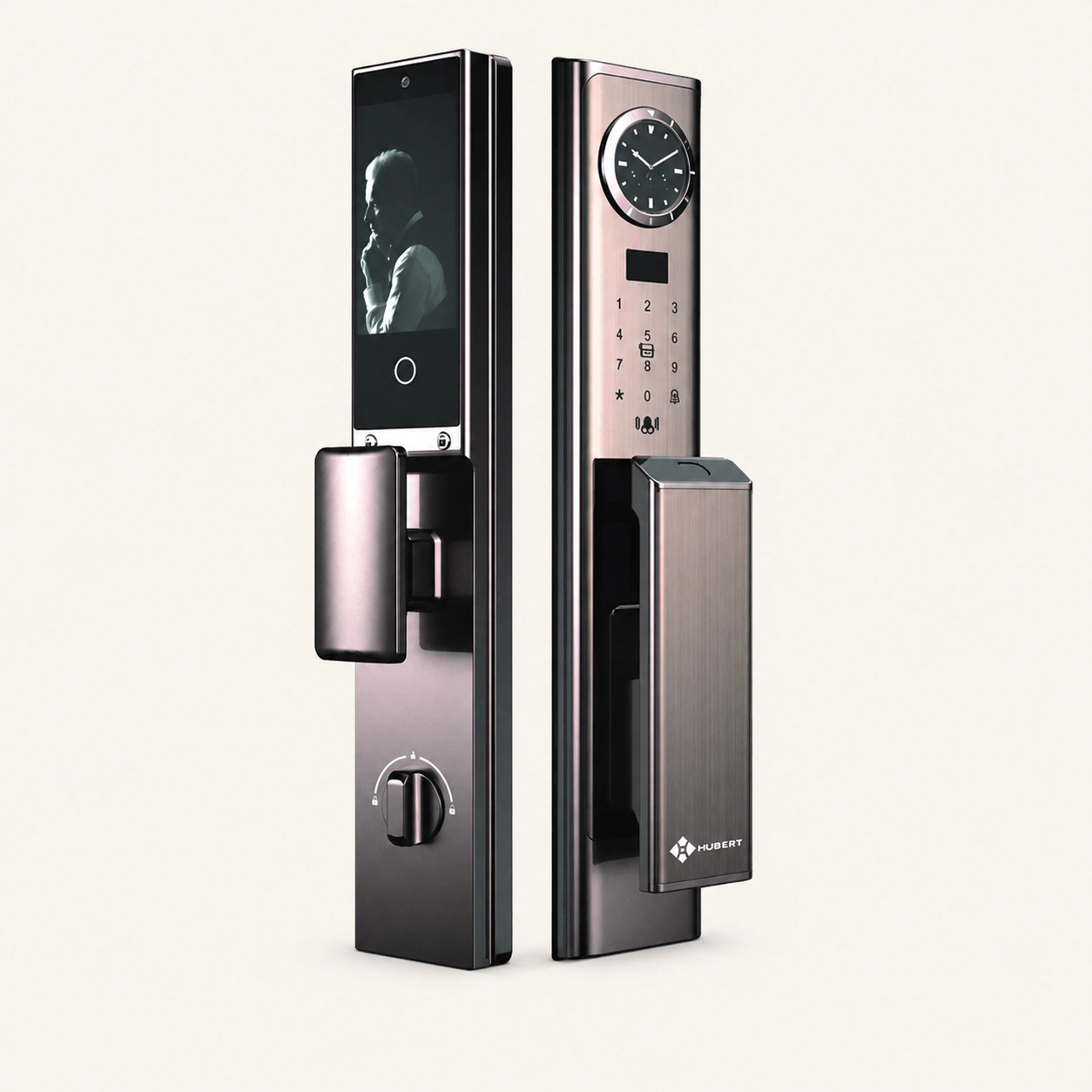Khóa điện tử Hubert Series Luxury HB CG89VF Copper