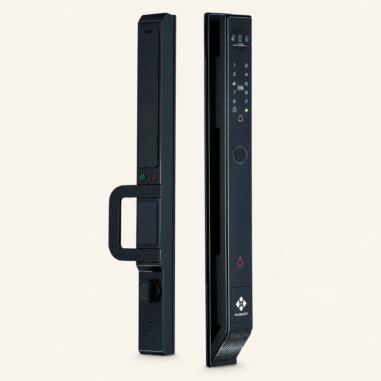 Khoá điện tử cửa nhôm Hubert HB CN78F Black