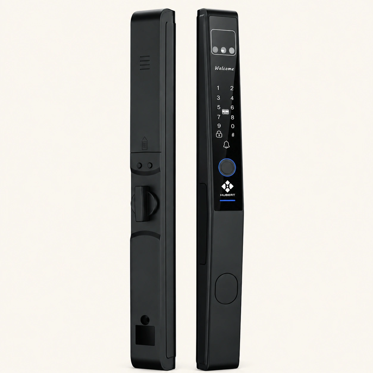 Khoá điện tử cửa nhôm Hubert HB CN82F Black
